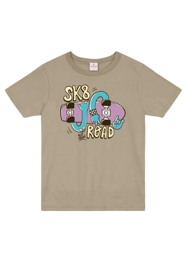 Brandili - Camiseta Infantil Menino Skate Marrom 3