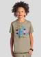 Brandili - Camiseta Infantil Menino Skate Marrom - variação: Marrom