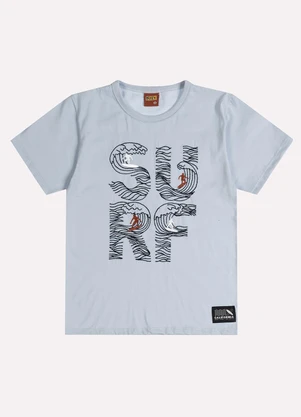 Kyly - Camiseta Infantil Menino Surf Azul - KYLY