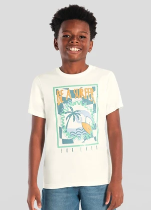 Brandili - Camiseta Infantil Menino Tropical em Gel Natural - BRANDILI