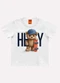 Kyly - Camiseta Infantil Menino Ursinho Branco - variação: Branco