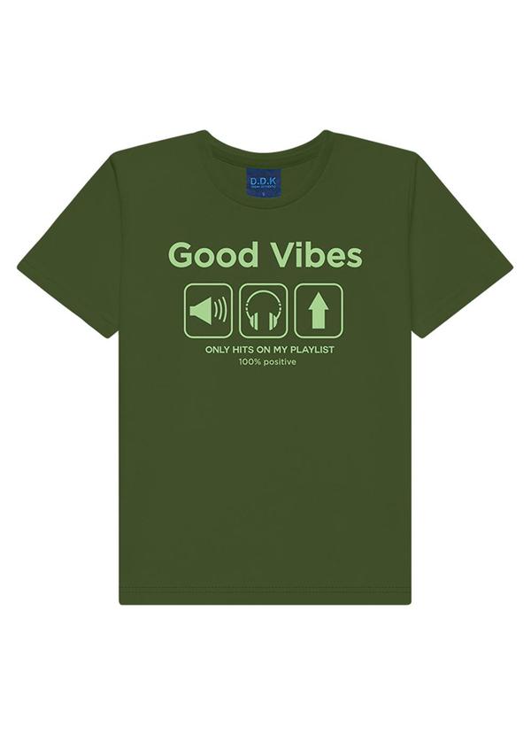 Ddk - Camiseta Infantil Menino Verde