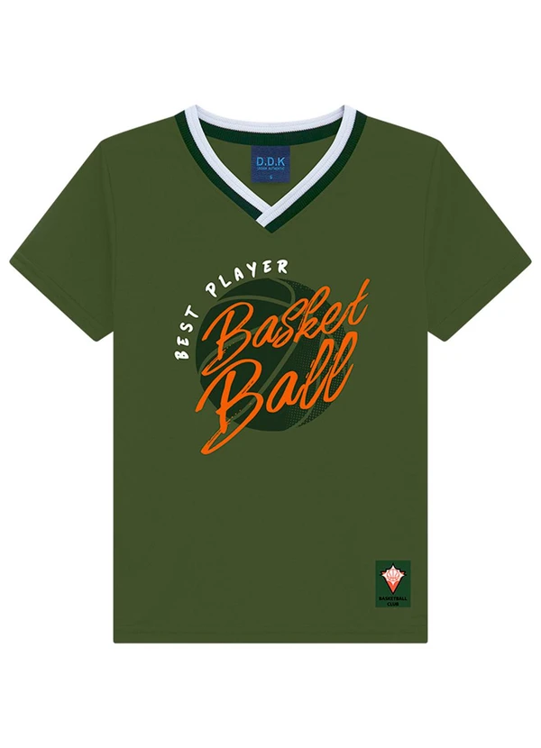 Ddk - Camiseta Infantil Menino Verde
