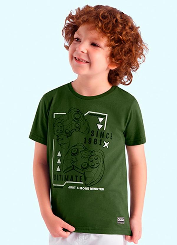 Ddk - Camiseta Infantil Menino Verde