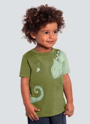 Brandili - Camiseta Infantil Menino Verde - BRANDILI