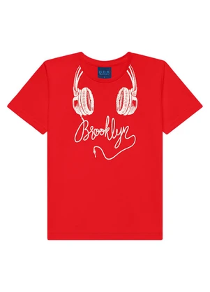 Ddk - Camiseta Infantil Menino Vermelha - DDK