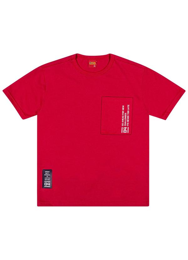 Kyly - Camiseta Infantil Menino Vermelho 3
