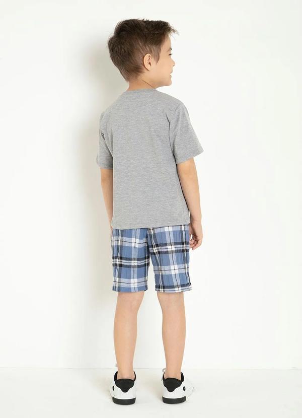 Outlet - Camiseta Infantil Mescla com Letreiro 4