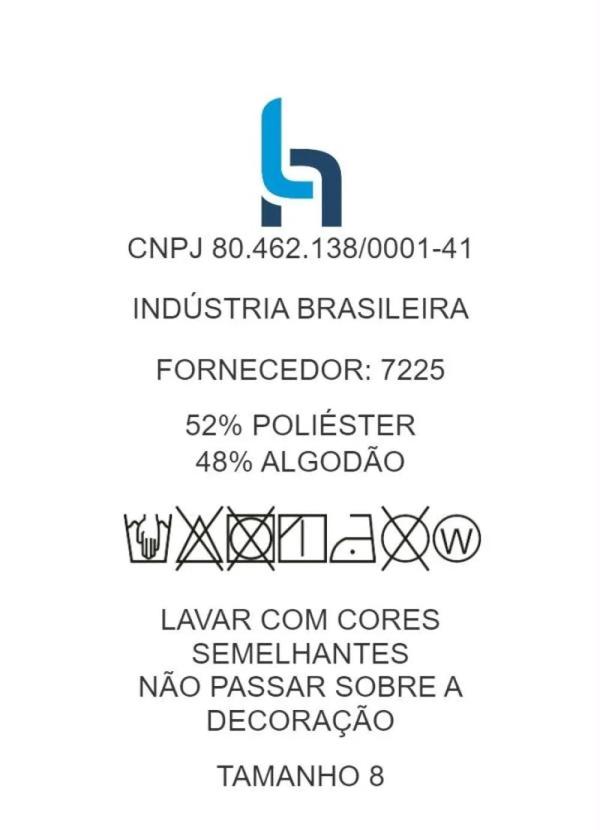 Outlet - Camiseta Infantil Mescla com Letreiro 5