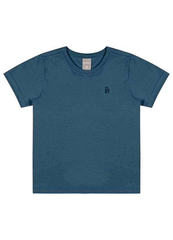 Colorittá - Camiseta Infantil Minimalista Colorittá Azul