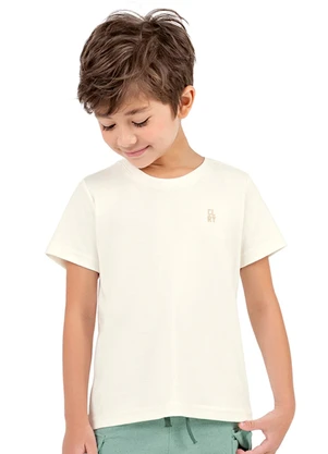 Camiseta Infantil  Minimalista Colorittá (Bege) - COLORITTÁ