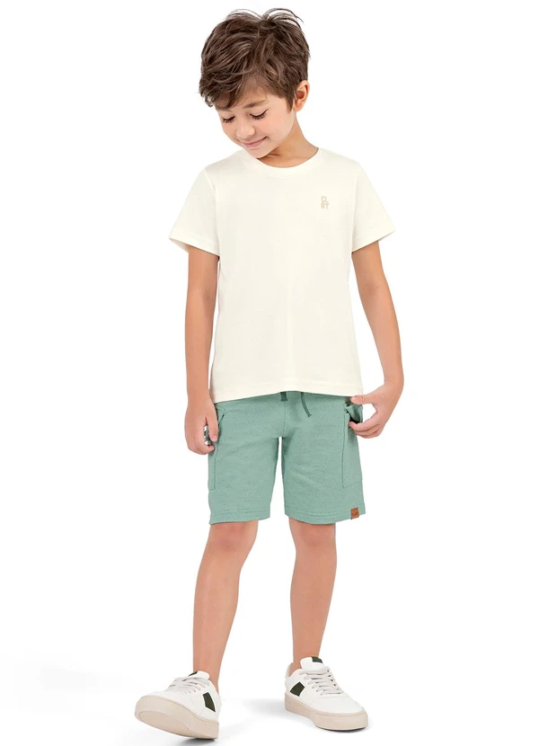 Colorittá - Camiseta Infantil Minimalista Colorittá Bege 2