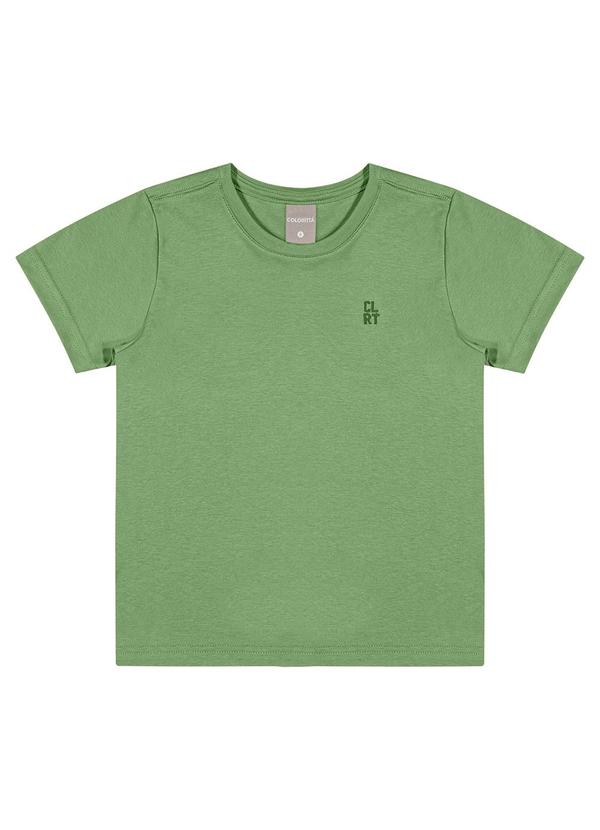 Colorittá - Camiseta Infantil  Minimalista Colorittá Verde