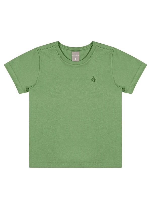 Colorittá - Camiseta Infantil  Minimalista Colorittá Verde