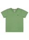 Colorittá - Camiseta Infantil  Minimalista Colorittá Bege - variação: Verde