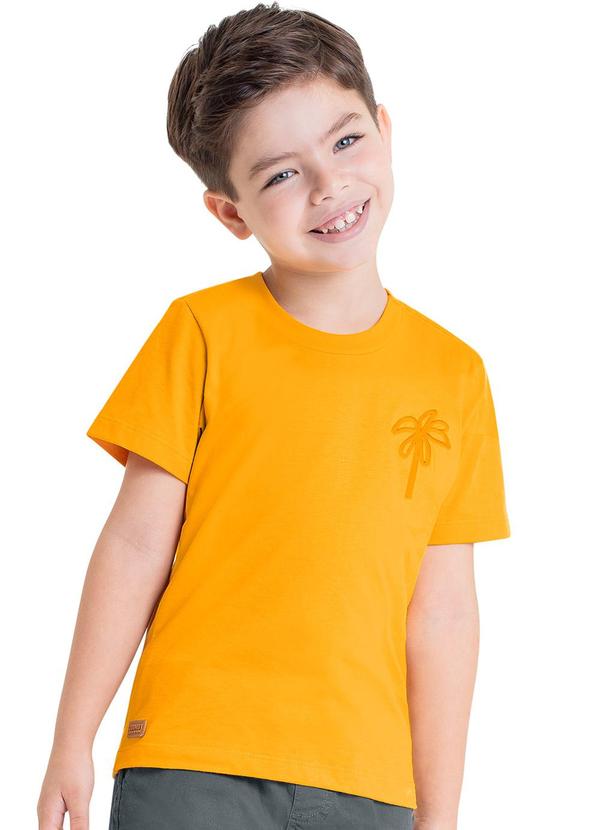Quimby - Camiseta Infantil para Menino Amarelo