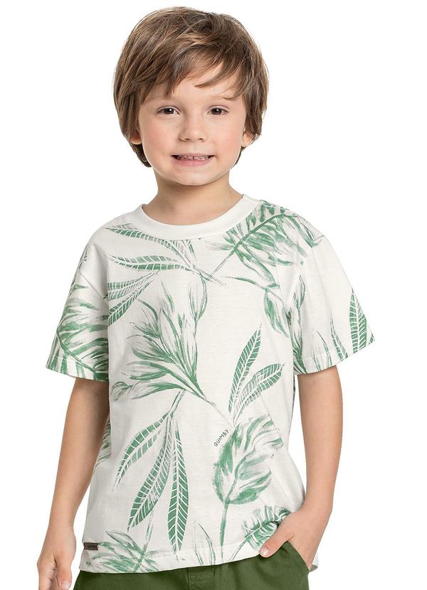 Quimby - Camiseta Infantil para Menino Bege