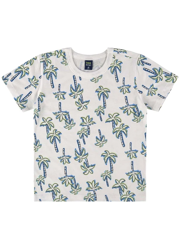 Bee Loop - Camiseta Infantil para Menino Branco
