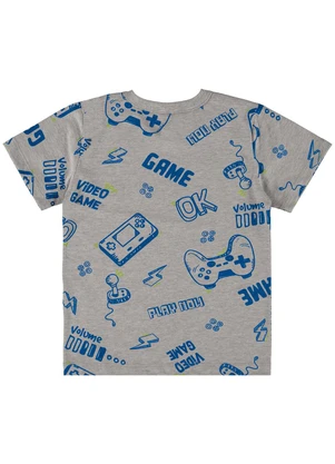 Bee Loop - Camiseta Infantil para Menino Cinza - BEE LOOP