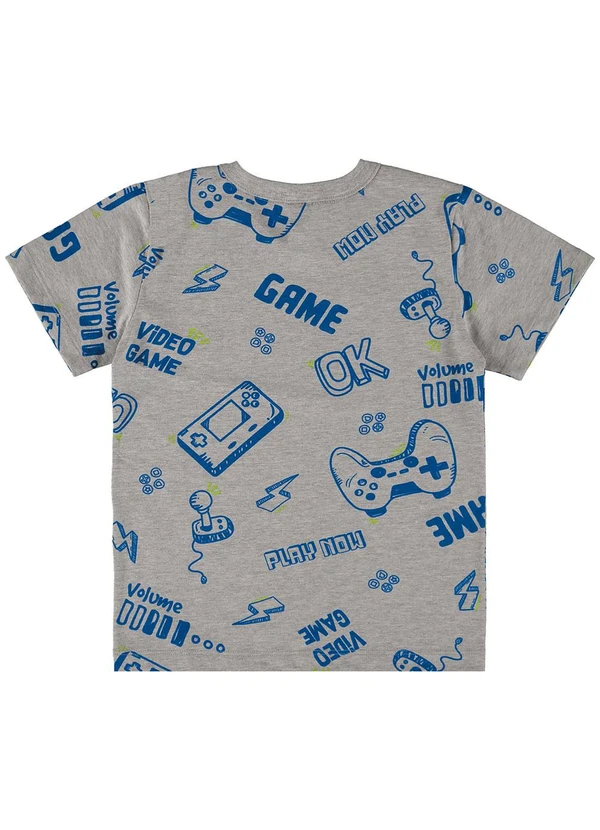 Bee Loop - Camiseta Infantil para Menino Cinza 2