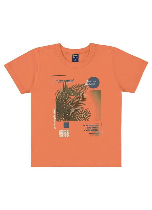 Bee Loop - Camiseta Infantil para Menino Laranja