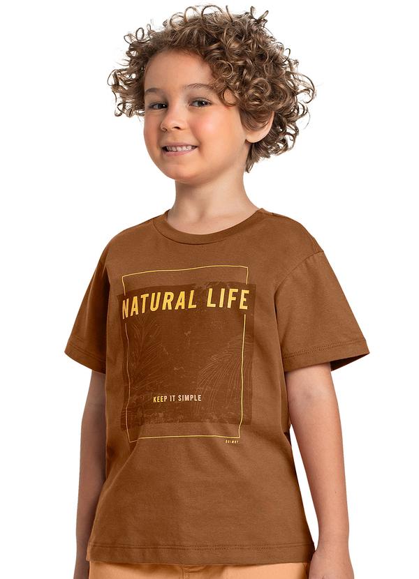 Quimby - Camiseta Infantil para Menino Marrom