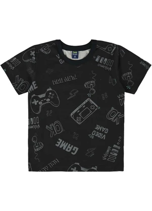 Bee Loop - Camiseta Infantil para Menino Preto - BEE LOOP