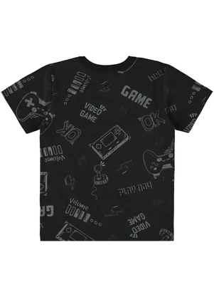 Bee Loop - Camiseta Infantil para Menino Preto - BEE LOOP