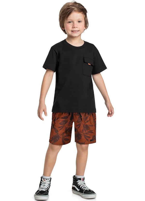 Quimby - Camiseta Infantil para Menino Preto 3
