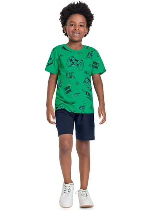 Bee Loop - Camiseta Infantil para Menino Verde - BEE LOOP
