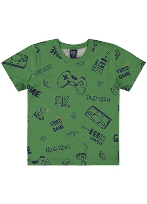 Bee Loop - Camiseta Infantil para Menino Verde - BEE LOOP