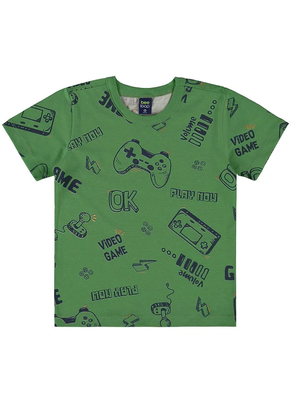Bee Loop - Camiseta Infantil para Menino Verde 2