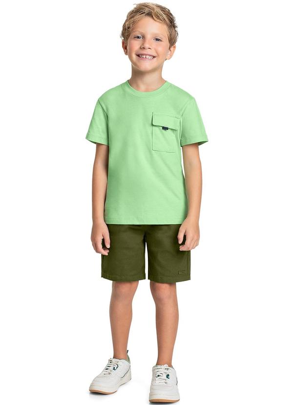 Quimby - Camiseta Infantil para Menino Verde 2