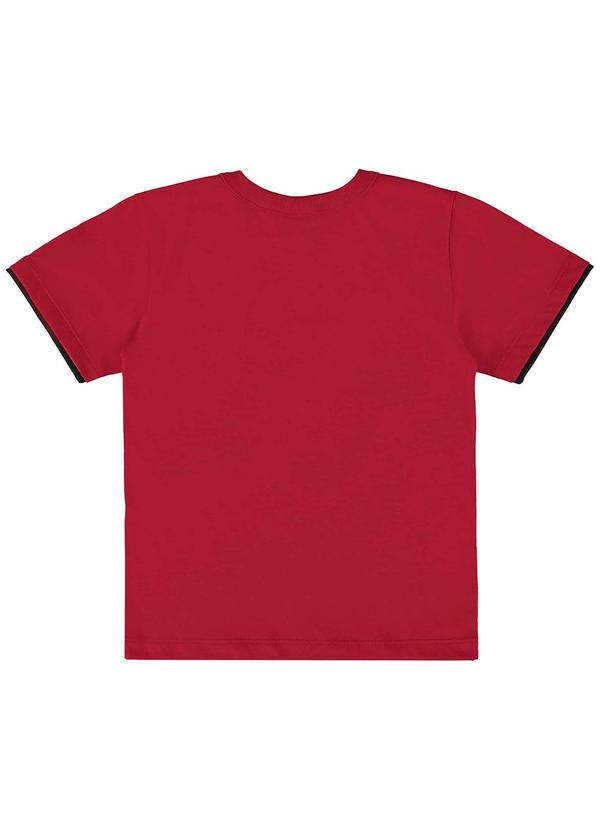 Bee Loop - Camiseta Infantil para Menino Vermelho 3