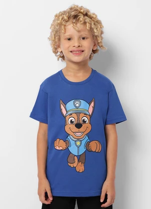 Torra - Camiseta Infantil Patrulha Canina Azul - TORRA