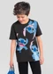 Brandili - Camiseta Infantil Stitch com Bolsa Cinza - variação: Cinza