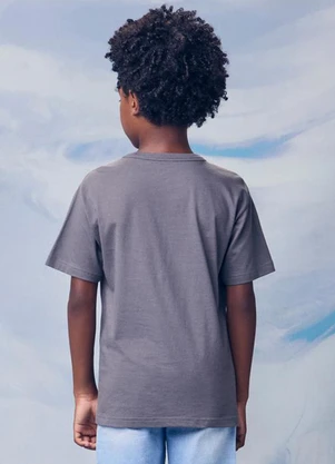 Youccie - Camiseta Infantil Summer Time Cinza - YOUCCIE