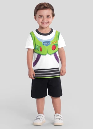 Brandili - Camiseta Infantil Unissex do Toy Story Branco - BRANDILI