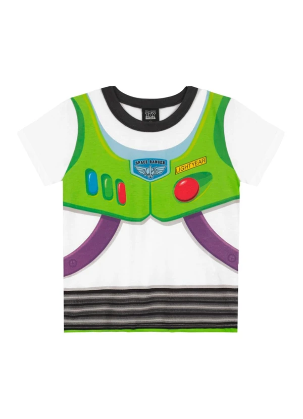 Brandili - Camiseta Infantil Unissex do Toy Story Branco 3