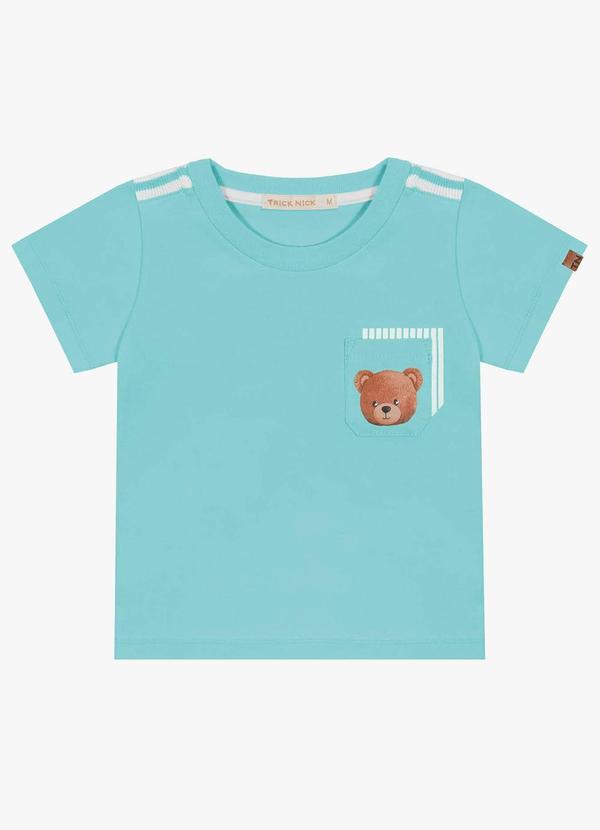 Trick Nick - Camiseta Infantil Ursinho Azul
