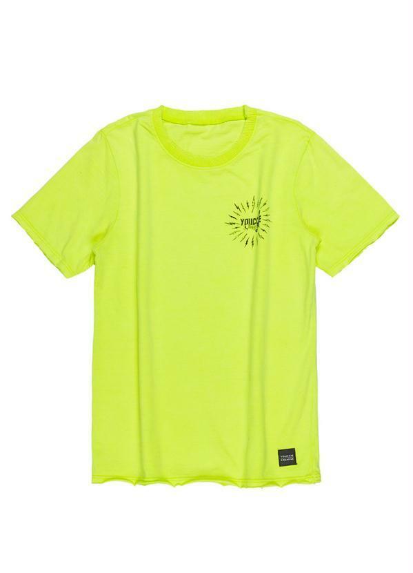 Youccie - Camiseta Infantil Verde Neon