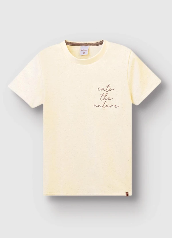 Carinhoso - Camiseta Into The Nature em Linho Azul Claro 3