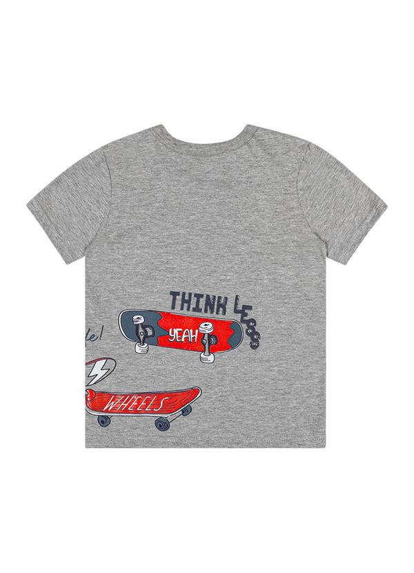 Alenice - Camiseta Irados Skates Menino Cinza 2