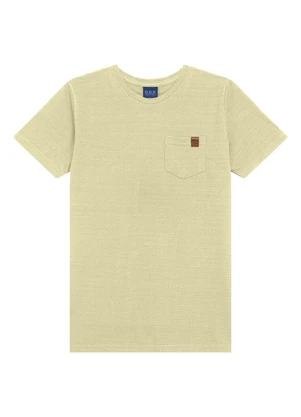 Ddk - Camiseta Juvenil com Bolso  Marrom - DDK