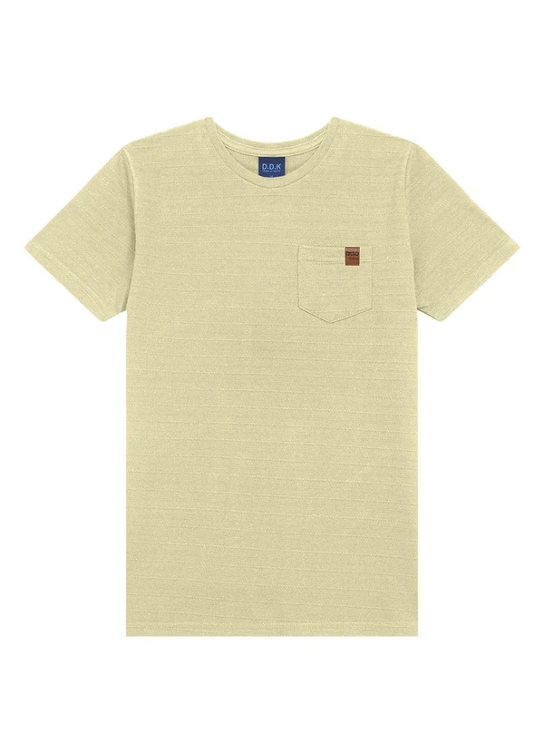 Ddk - Camiseta Juvenil com Bolso Marrom