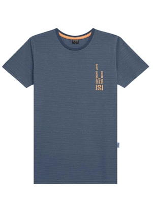 Ddk - Camiseta Juvenil Estampa 10 Different Ways  Azul - DDK