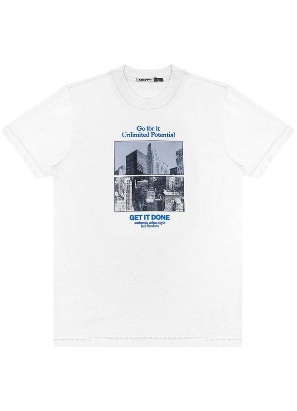 Minty - Camiseta Juvenil Feminina Branco