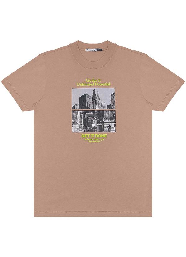 Minty - Camiseta Juvenil Feminina Marrom