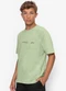 Minty - Camiseta Juvenil Malhão Flamê Masculina Bege - variação: Verde