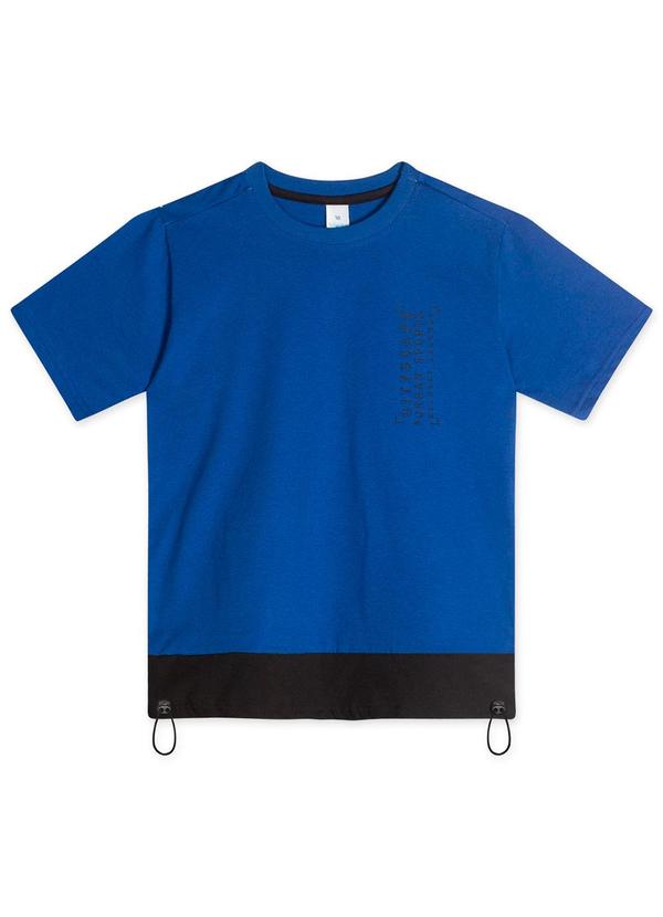 Hapier - Camiseta Juvenil Masculina Azul